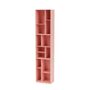 Montana Loom Slim Bookcase Ruby 167, Base H: 3 cm 