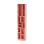 Montana Loom Slim Bookcase Ruby 167, Base H: 7 cm 