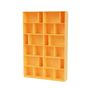Montana Read Spacious Bookshelf Acacia 166, Base H: 3 cm 