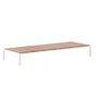 Fast Kaffeetisch Roè Teak von Fast Ø: 161 cm / H: 22 cm, White 