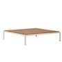 Fast Kaffeetisch Roè Teak von Fast Ø: 96 cm / H: 22 cm, White 