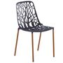Fast Forest Stuhl von Fast Metallgrau , Beine bedeckt mit Iroko