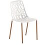 Fast Forest Stuhl von Fast Weiss , Beine bedeckt mit Iroko