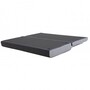 Softline Shine Schlafsofa - Felt Melange - 610 Anthracite / Felt Melange - 620 Stone Grey