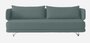 Softline Jasper Schlafsofa - Felt Melange - 293 Grey Green