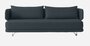 Softline Jasper Schlafsofa - Felt Melange - 295 Black