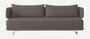 Softline Jasper Schlafsofa - Felt Melange - 300 Dark Brown