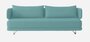 Softline Jasper Schlafsofa - Felt Melange - 652 Turquoise