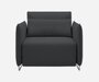 Softline Cord Sessel / Schlafsessel - Felt - 636 Black
