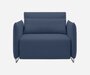 Softline Cord Sessel / Schlafsessel - Felt Melange - 289 Dark Blue