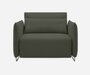 Softline Cord Sessel / Schlafsessel - Felt Melange - 294 Dark Green