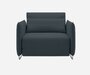 Softline Cord Sessel / Schlafsessel - Felt Melange - 295 Black