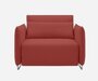 Softline Cord Sessel / Schlafsessel - Felt Melange - 297 Dark Red