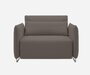Softline Cord Sessel / Schlafsessel - Felt Melange - 300 Dark Brown
