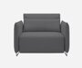 Softline Cord Sessel / Schlafsessel - Felt Melange - 623 Dark Grey
