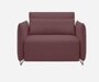 Softline Cord Sessel / Schlafsessel - Felt Melange - 651 Eggplant