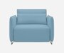 Softline Cord Sessel / Schlafsessel - Felt Melange - 858 Sky Blue