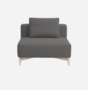 Softline Passion Sofa-Einzelelemente-Vision - 526 Dark Grey