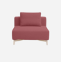 Softline Passion Sofa-Eckelemente-Vision - 453 Light Red