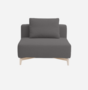 Softline Passion Sofa-Eckelemente-Vision - 526 Dark Grey