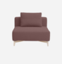 Softline Passion Sofa-Eckelemente-Vision - 398 Pink Red