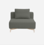 Softline Passion Sofa-Eckelemente-Vision - 528 Dark Green