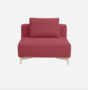 Softline Passion Sofa-Eckelemente-Vision - 448 Dark Red