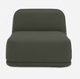Softline Standby Sessel niedrig - Felt Melange - 294 Dark Green