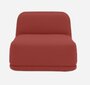 Softline Standby Sessel niedrig - Felt Melange - 297 Dark Red