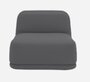 Softline Standby Sessel niedrig - Felt Melange - 623 Dark Grey