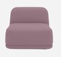 Softline Standby Sessel niedrig - Felt Melange - 640 Purple