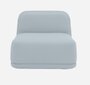 Softline Standby Sessel niedrig - Felt Melange - 641 Light Blue