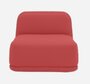 Softline Standby Sessel niedrig - Felt Melange - 650 Light Red
