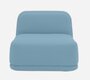 Softline Standby Sessel niedrig - Felt Melange - 858 Sky Blue
