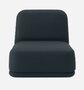 Softline Standby Sessel medium - Felt Melange - 295 Black