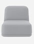 Softline Standby Sessel medium - Felt Melange - 612 Light Grey