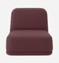 Softline Standby Sessel medium - Felt Melange - 651 Eggplant