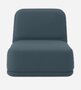 Softline Standby Sessel medium - Felt Melange - 846 Blue Grey