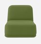 Softline Standby Sessel medium - Felt Melange - 855 Olive