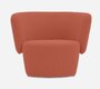 Softline Venice Sessel - Felt Melange - 298 Red
