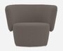Softline Venice Sessel - Felt Melange - 300 Dark Brown