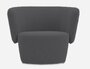 Softline Venice Sessel - Felt Melange - 610 Anthracite