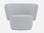 Softline Venice Sessel - Felt Melange - 612 Light Grey