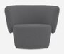 Softline Venice Sessel - Felt Melange - 623 Dark Grey