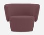 Softline Venice Sessel - Felt Melange - 651 Eggplant