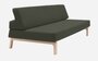 Softline Lazy Schlafsofa - Felt Melange - 294 Dark Green