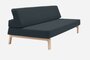 Softline Lazy Schlafsofa - Felt Melange - 295 Black