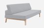 Softline Lazy Schlafsofa - Felt Melange - 612 Light Grey