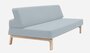 Softline Lazy Schlafsofa - Felt Melange - 641 Light Blue