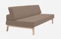 Softline Lazy Schlafsofa - Felt Melange - 849 Light Brown